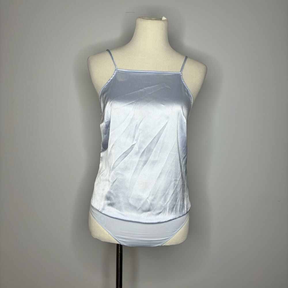 Abercrombie & Fitch- Light Blue Bodysuit with Back Bow